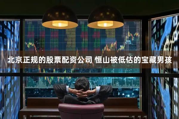 北京正规的股票配资公司 恒山被低估的宝藏男孩