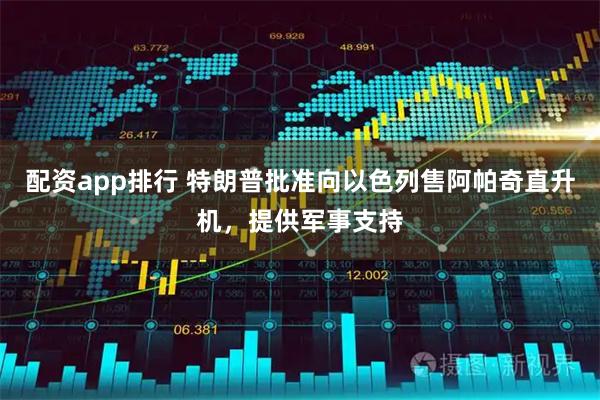 配资app排行 特朗普批准向以色列售阿帕奇直升机，提供军事支持