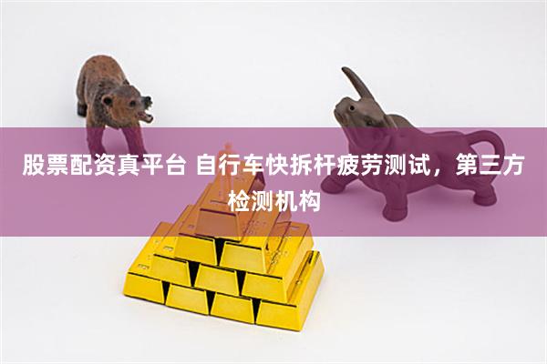 股票配资真平台 自行车快拆杆疲劳测试，第三方检测机构